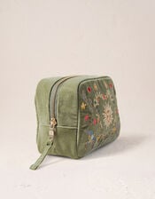 Elizabeth Scarlett Earth Goddess Velvet Make Up Bag, , large