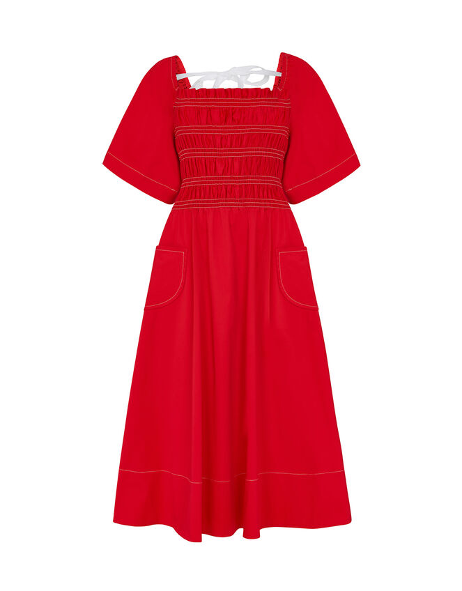 Mirla Beane Elloise Dress, Red (RED), large