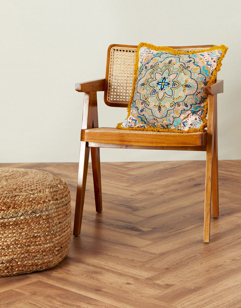 Women Home & Gifting | Embroidered Premium Cushion - CV59648
