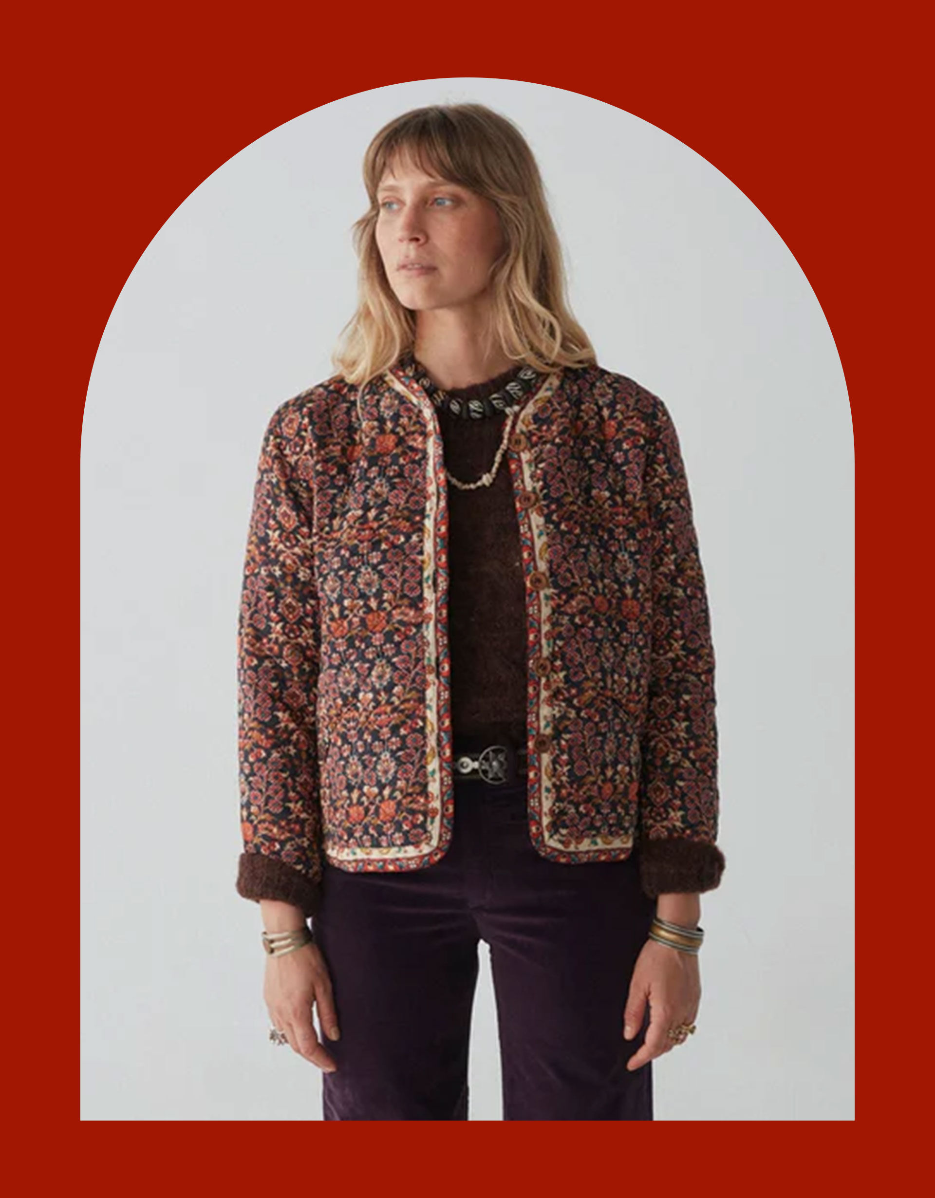 ジャケット・アウター MAISON HOTEL Maison Hotel Floral Print Jacket Multi