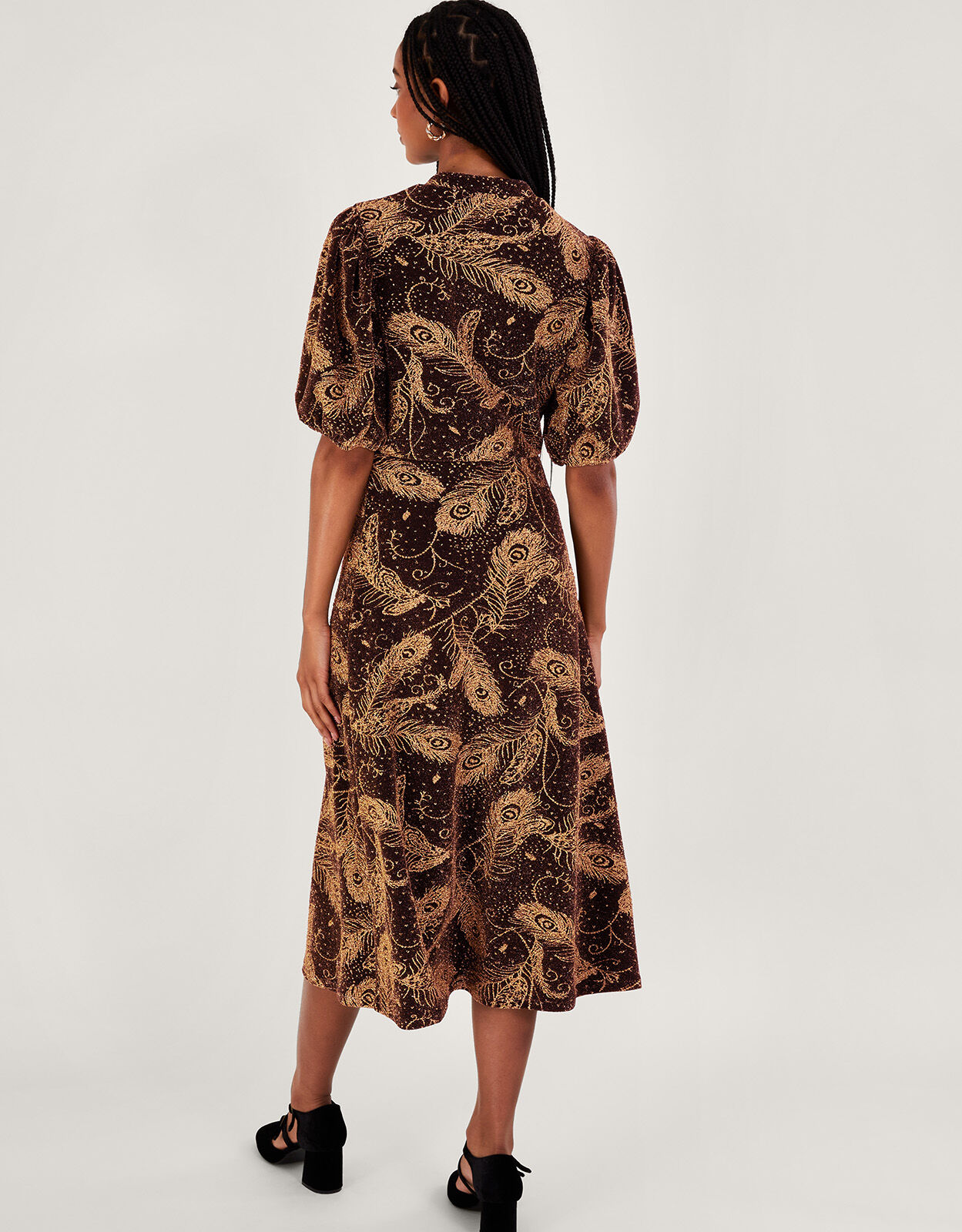 Freida animal top midi dress