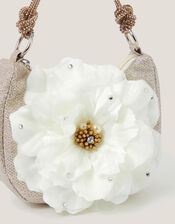 Oversized Flower Scoop Bag, Gold (GOLD), large