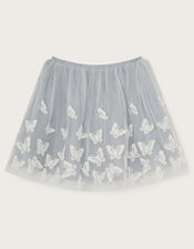 Kiara Tulle Lace Butterfly Skirt, Blue (BLUE), large