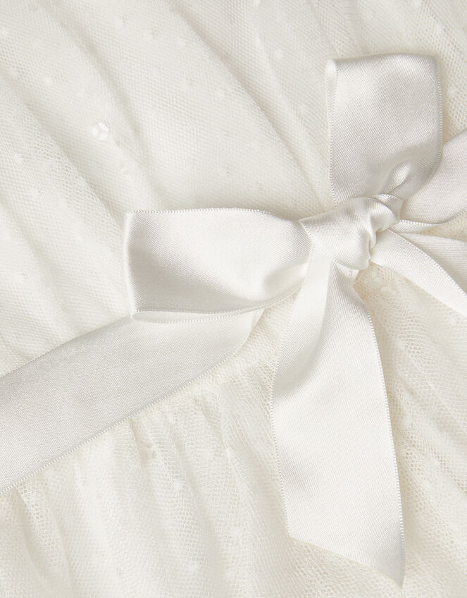 Stacie Waterfall Dress, Ivory (IVORY), large
