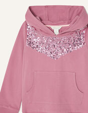 Sequin Hoody and Leggings Set, Grey (GREY), large