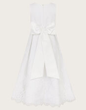 Lola Lace Communion Dress, White (WHITE), large