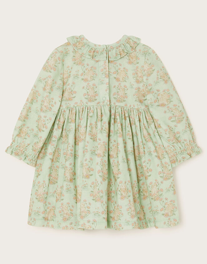 Newborn Bunny Cord Dress Green