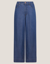 Heidi Slouchy Wide Leg Jeans, Blue (DENIM BLUE), large