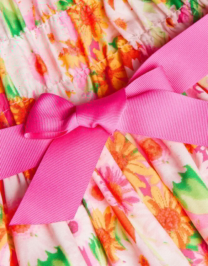 Stripe Floral Bloom Dress , Multi (MULTI), large