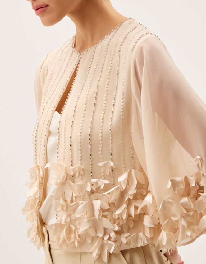 Claire Appliqué Jacket Ivory