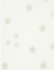 Baby Swirly Heart Flower Tights, Ivory (IVORY), large
