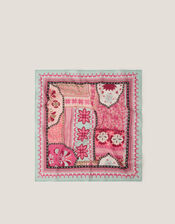 Patti Square Floral Print Scarf, , large