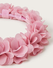 Ruffle Floral Headband, , large