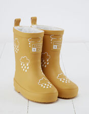 Grass and Air Colour-Revealing Welliies, Yellow (OCHRE), large