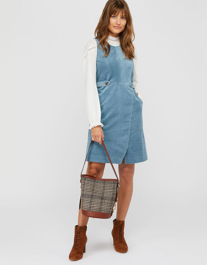 Calla Cord Dress, Blue (BLUE), large