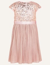 Gilded Rose Sequin Dress, Pink (DUSKY PINK), large