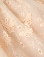 Beryl Butterfly Broderie Dress, Orange (PEACH), large