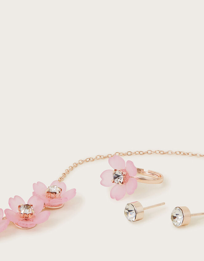3-Piece Floral Jewellery Set, , large
