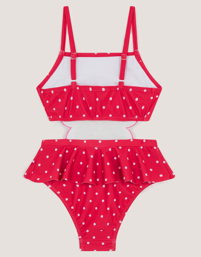 Embellished Butterfly Cut Out Swimsuit, Pink (PINK), large