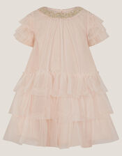 Baby Alexandra Embellished Swing Dress, Pink (PINK), large