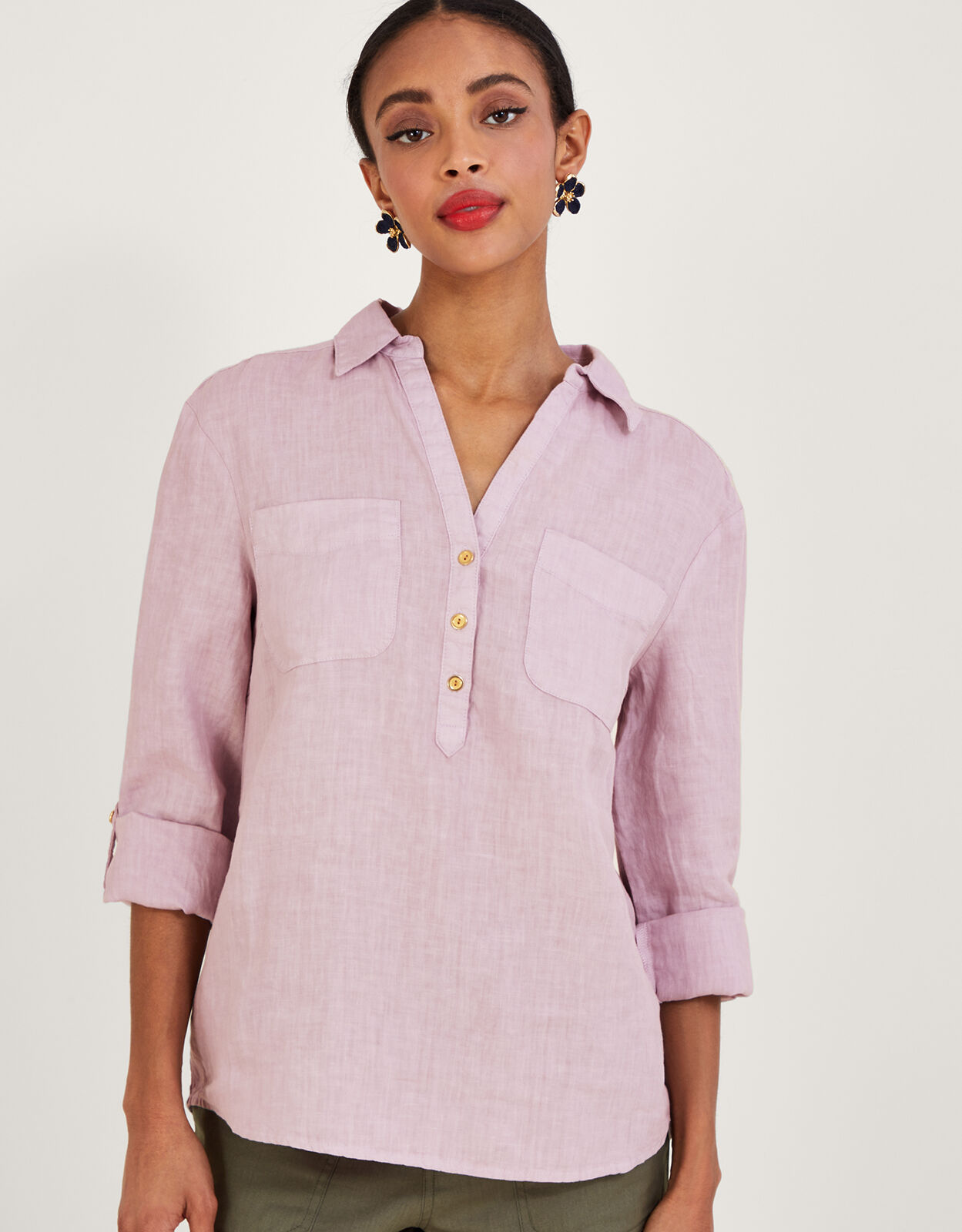 Womens linen shop tops uk