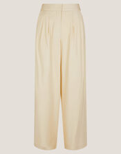 Alba Wide Leg Tailored Trousers, Yellow (YELLOW), large