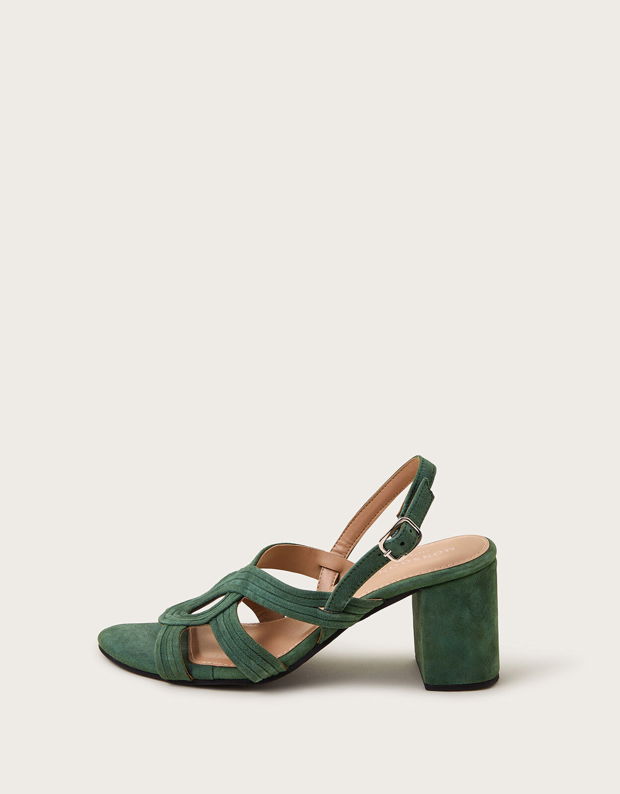 Green block heels uk sale