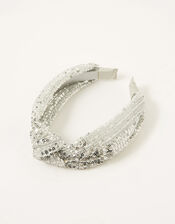 Sequin Knot Headband, , large