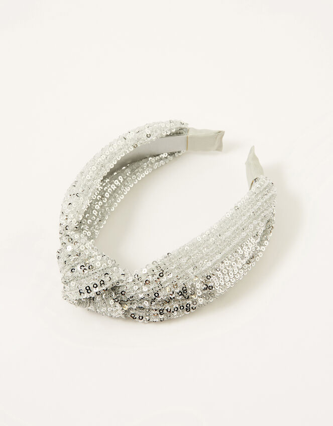 Sequin Knot Headband, , large