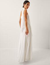 The India Edit Tara Drop Waist Maxi Dress, Ivory (IVORY), large