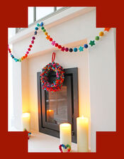 Fiona Walker Rainbow Star Garland, , large