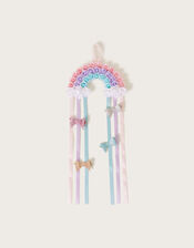 Rosey Rainbow Hair Clip Holder, , large