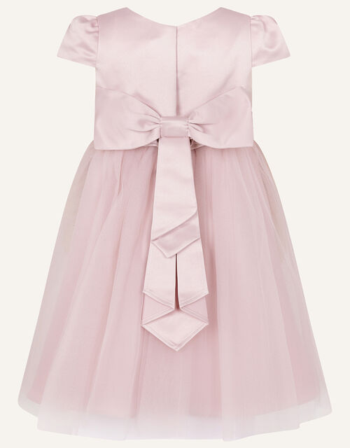 Baby Tulle Skirt Bridesmaid Dress, Pink (PINK), large