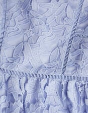 Kimberley Cutwork Lace Dress, Blue (BLUE), large