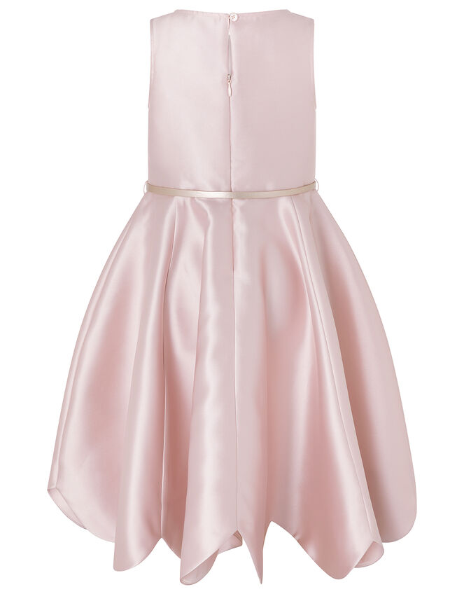 Shelley Scallop Dress with Belt, Pink (PINK), large