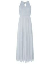 Sophie Embellished Tulle Maxi Dress, Blue (BLUE), large