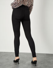 Nadine Sparkle Regular Length Jeans with Organic Cotton, Black (BLACK), large