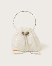 Mini Sequin Pouch Bag, , large