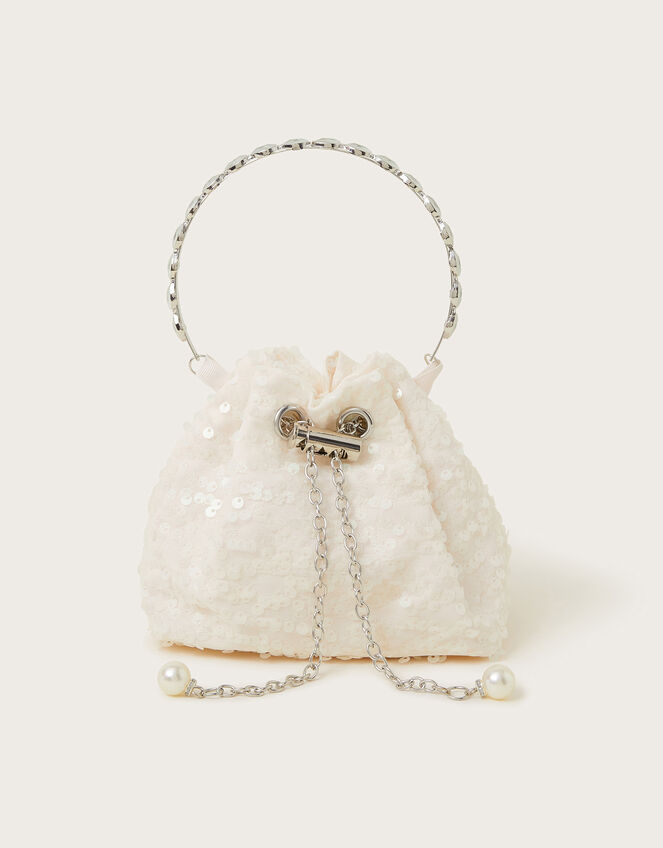 Mini Sequin Pouch Bag, , large