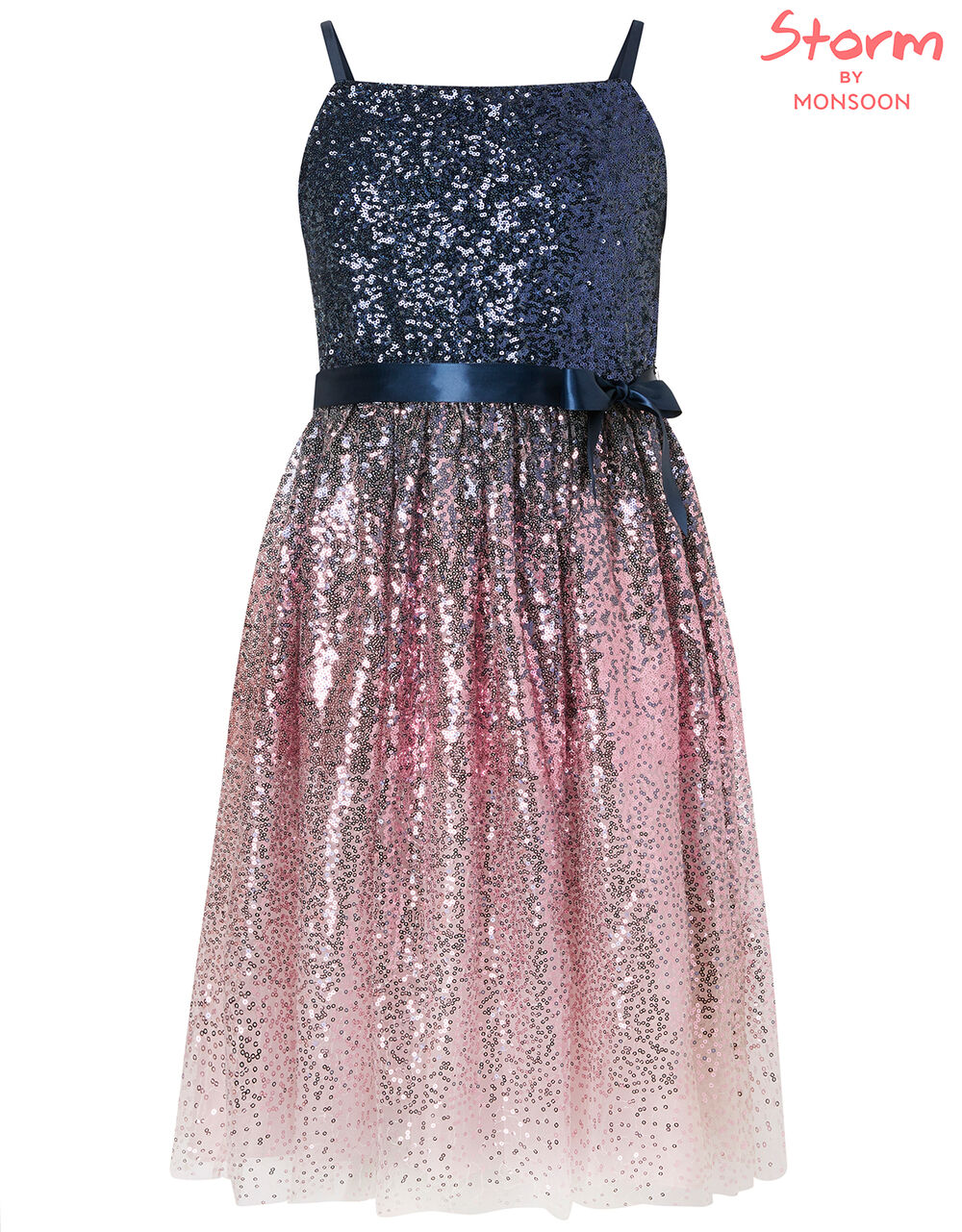 Ombre Sequin Prom Dress Multi Girls' Dresses Monsoon UK.