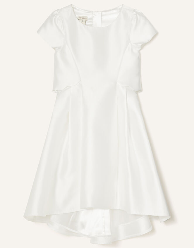Duchess Twill Bridesmaid Dress, Ivory (IVORY), large