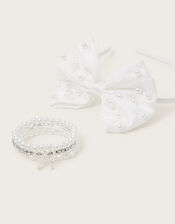 Communion Headband and Bracelets, , large