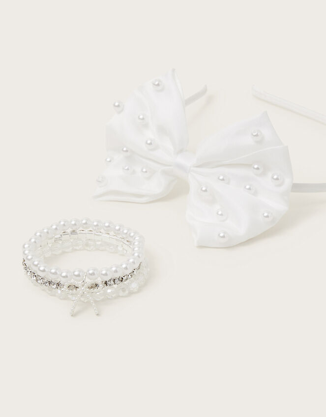 Communion Headband and Bracelets, , large