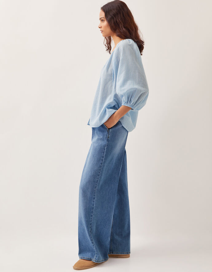 The Dr. Avery Bubble Blouse main image 1
