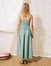 FRNCH Felice Stripe Maxi Dress, Green (GREEN), large