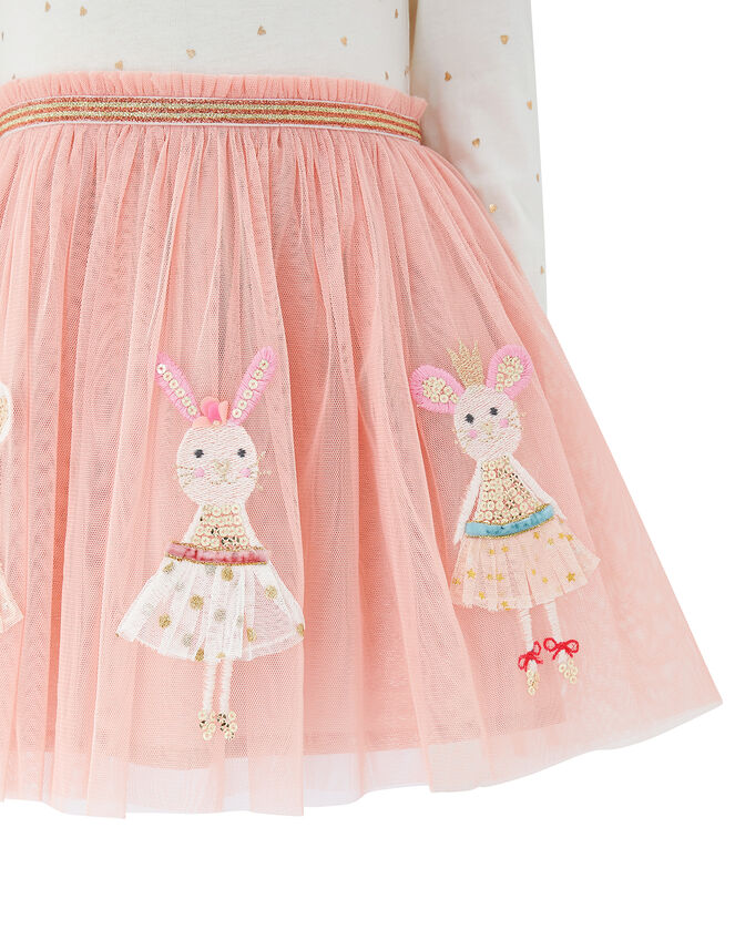 Baby Lorrie Long Sleeved Tutu Dress, Nude (NUDE), large