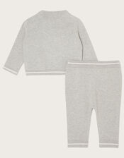 Newborn Rory Reindeer Knitted Set, Grey (GREY), large