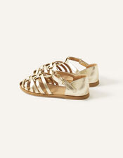 Caged Sandals, Gold (GOLD), large