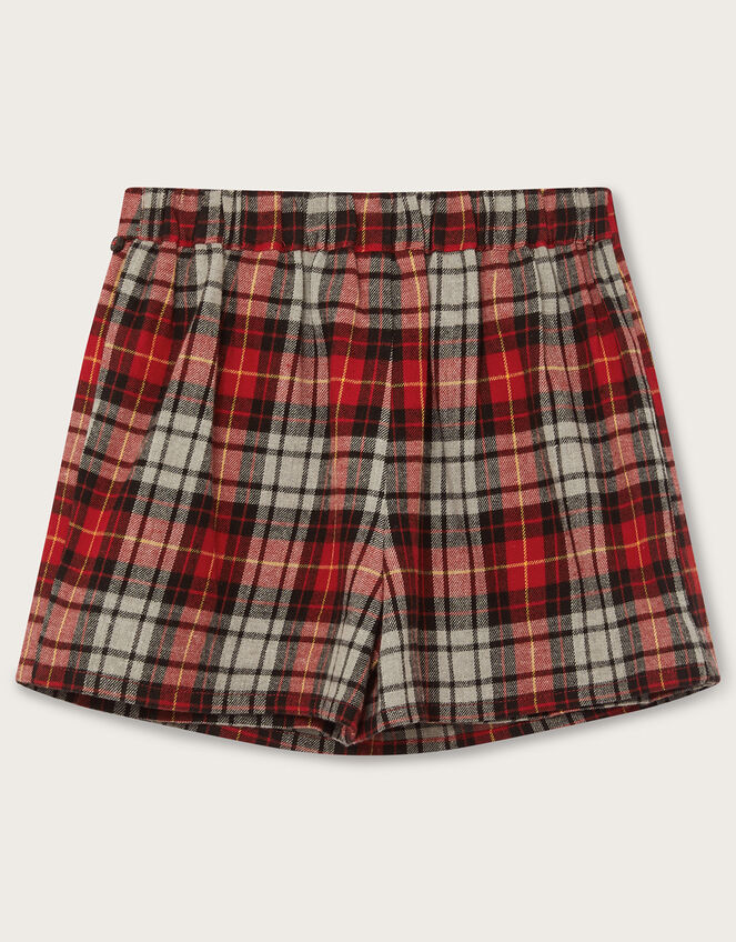Wrap Check Skort, Red (RED), large