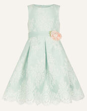 Lola Lace Dress, Green (GREEN), large